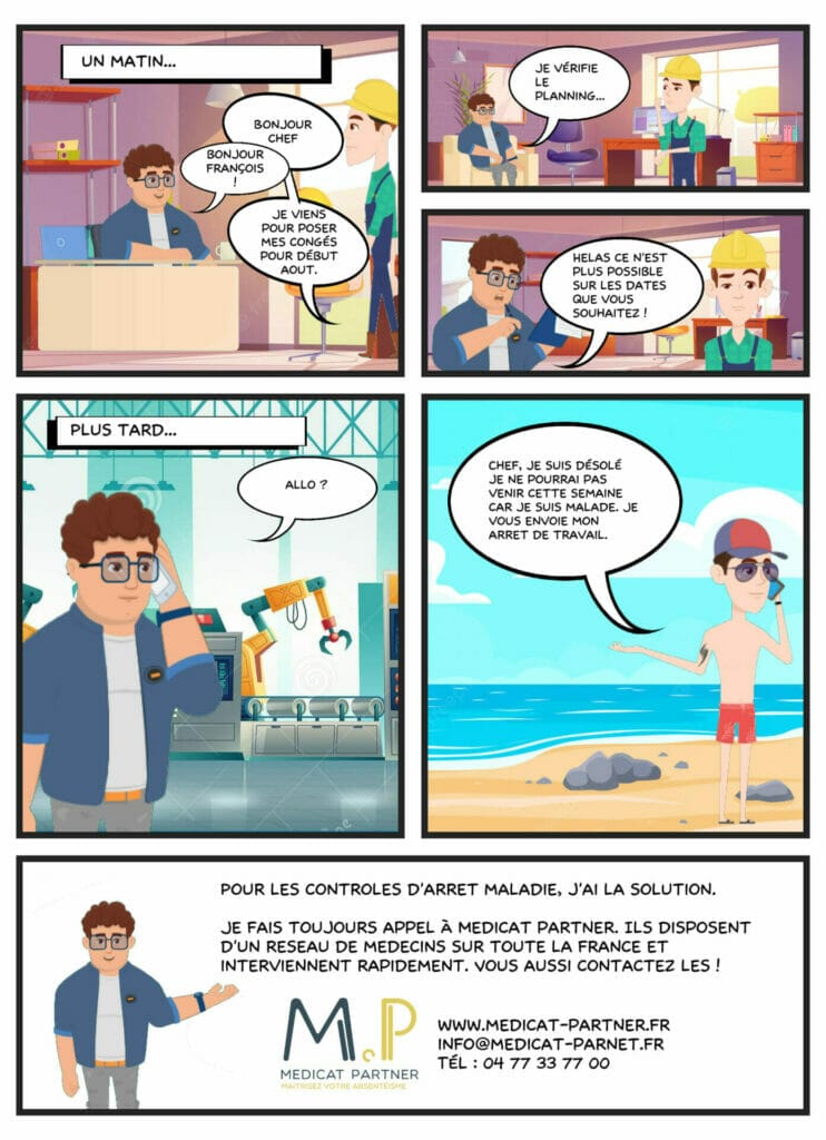 arrêt de travail suite refus de dates de congés